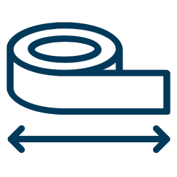 custom length foam tape icon