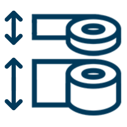 slit-to-width foam tape icon